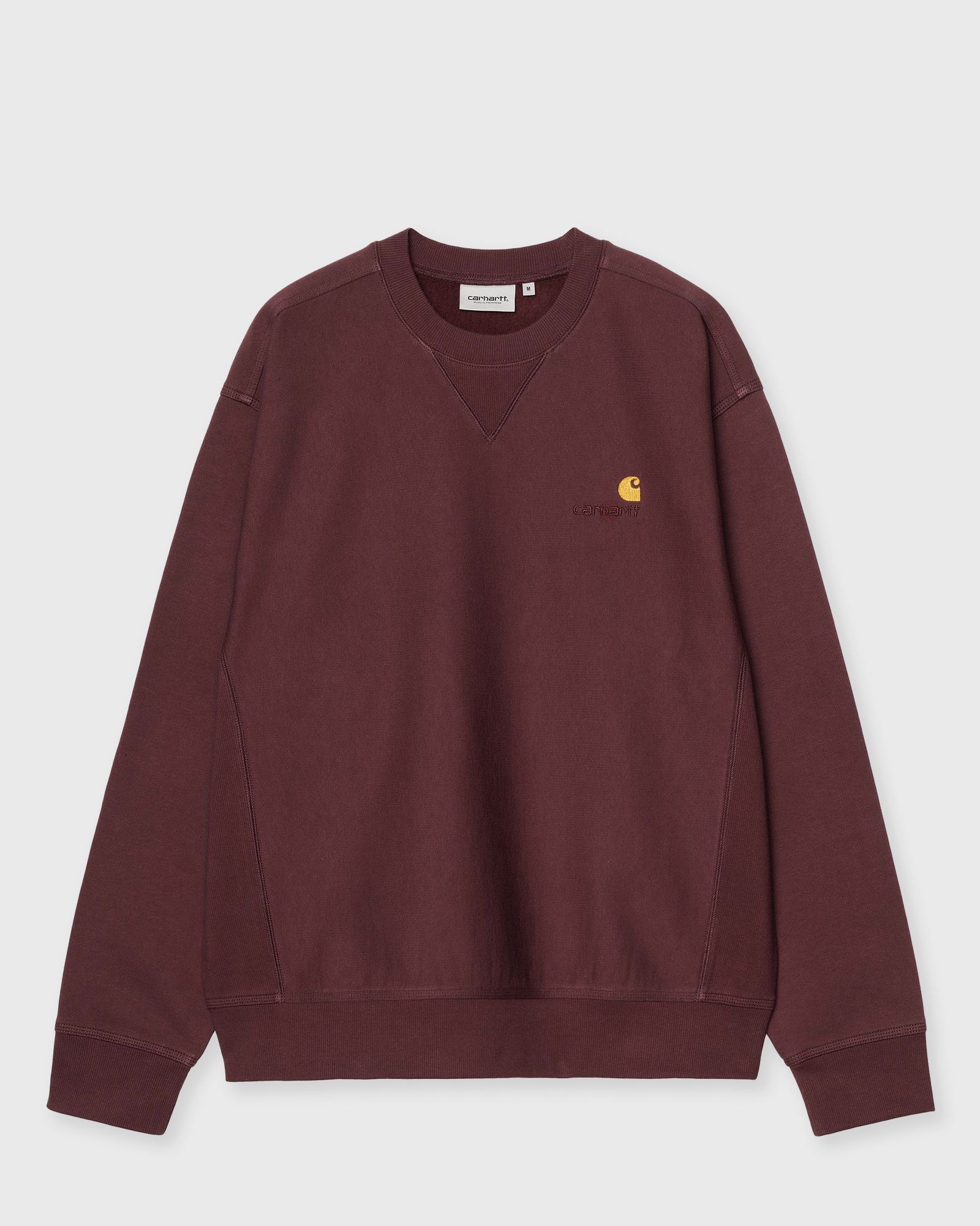 Carhartt WIP American Script Sweat, brown