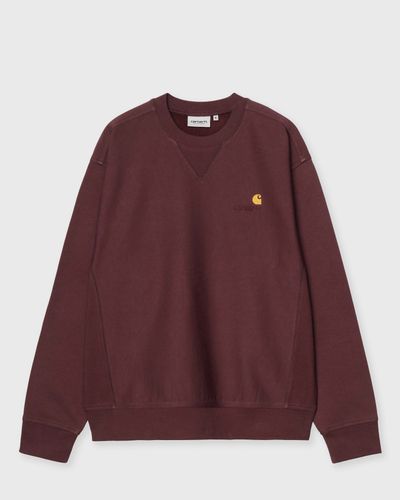 Carhartt WIP American Script Sweat, brown