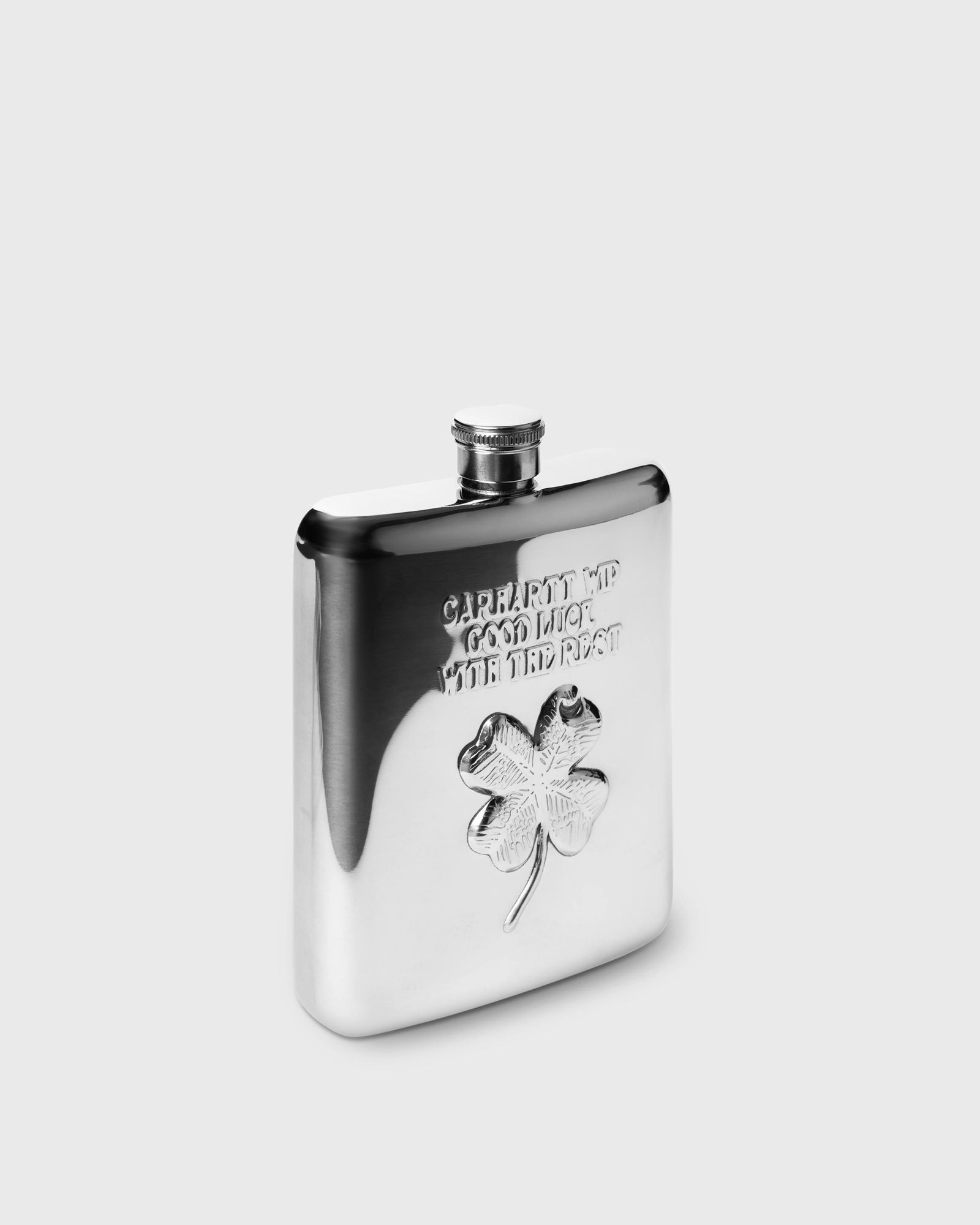 Carhartt WIP Clover Flask, silver