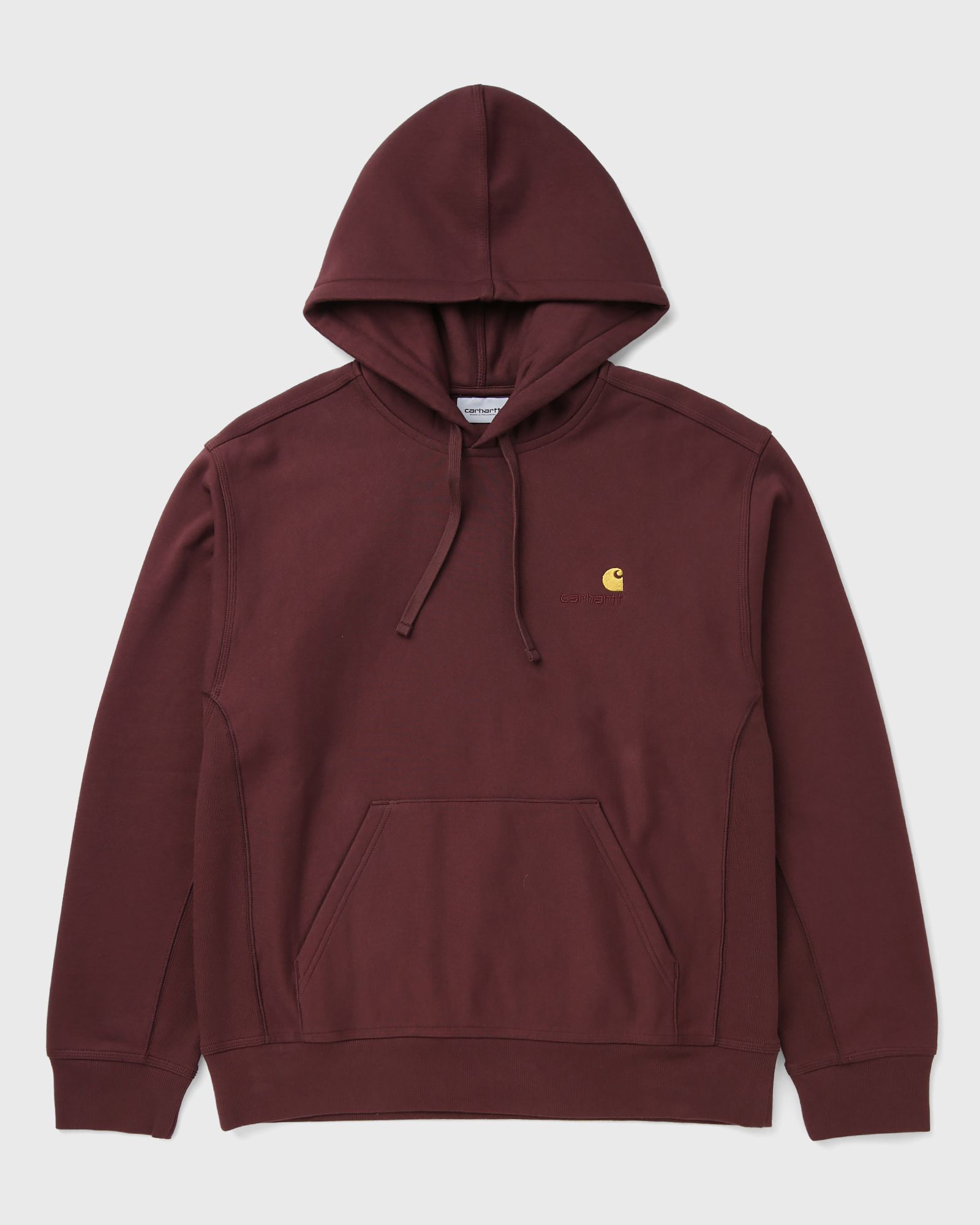 Carhartt WIP Hooded American Script Sweat, brown