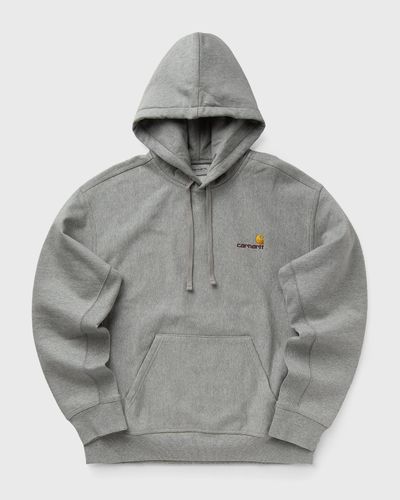 Carhartt WIP Hooded American Script Sweat, grey