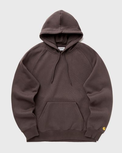 Carhartt WIP Hooded Chase Sweat, brown