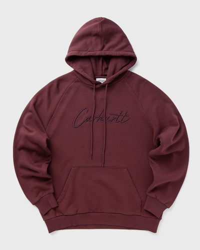 Carhartt WIP Hooded Ray Sweat, red