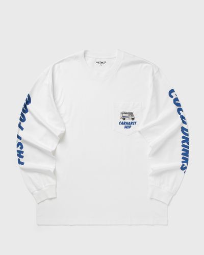 Carhartt WIP L/S Cold Drinks Tee, white