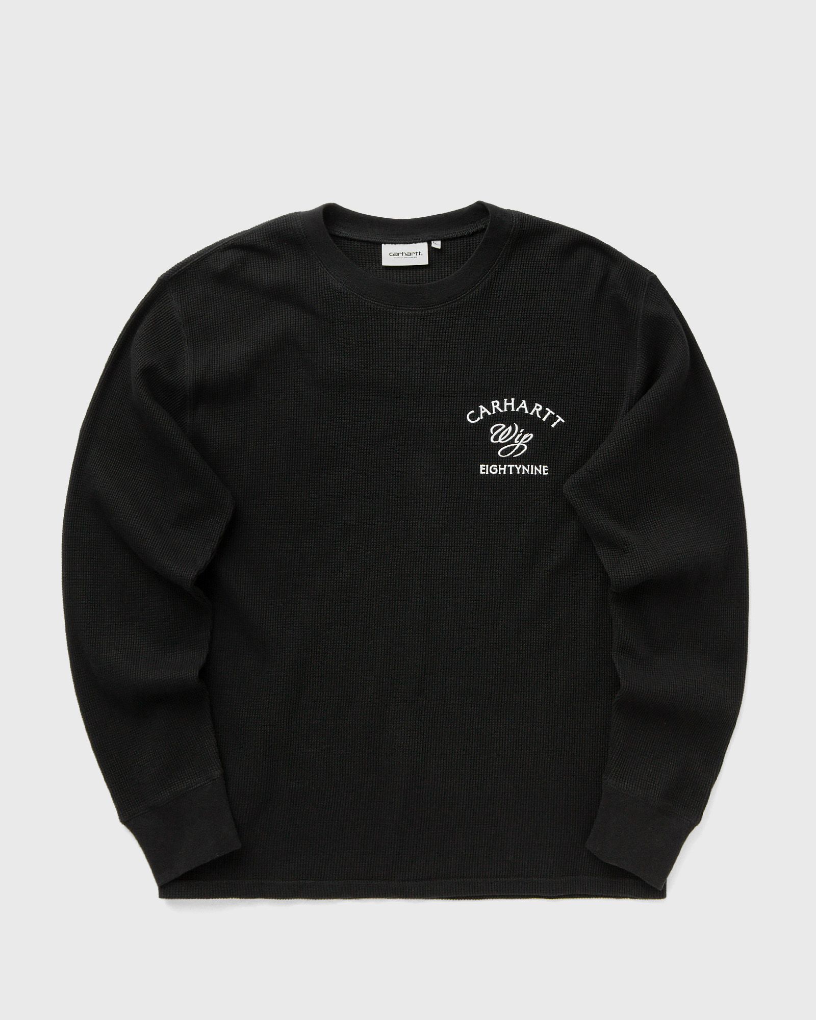 Carhartt WIP L/S Eightynine Waffle Tee, black