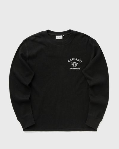 Carhartt WIP L/S Eightynine Waffle Tee, black