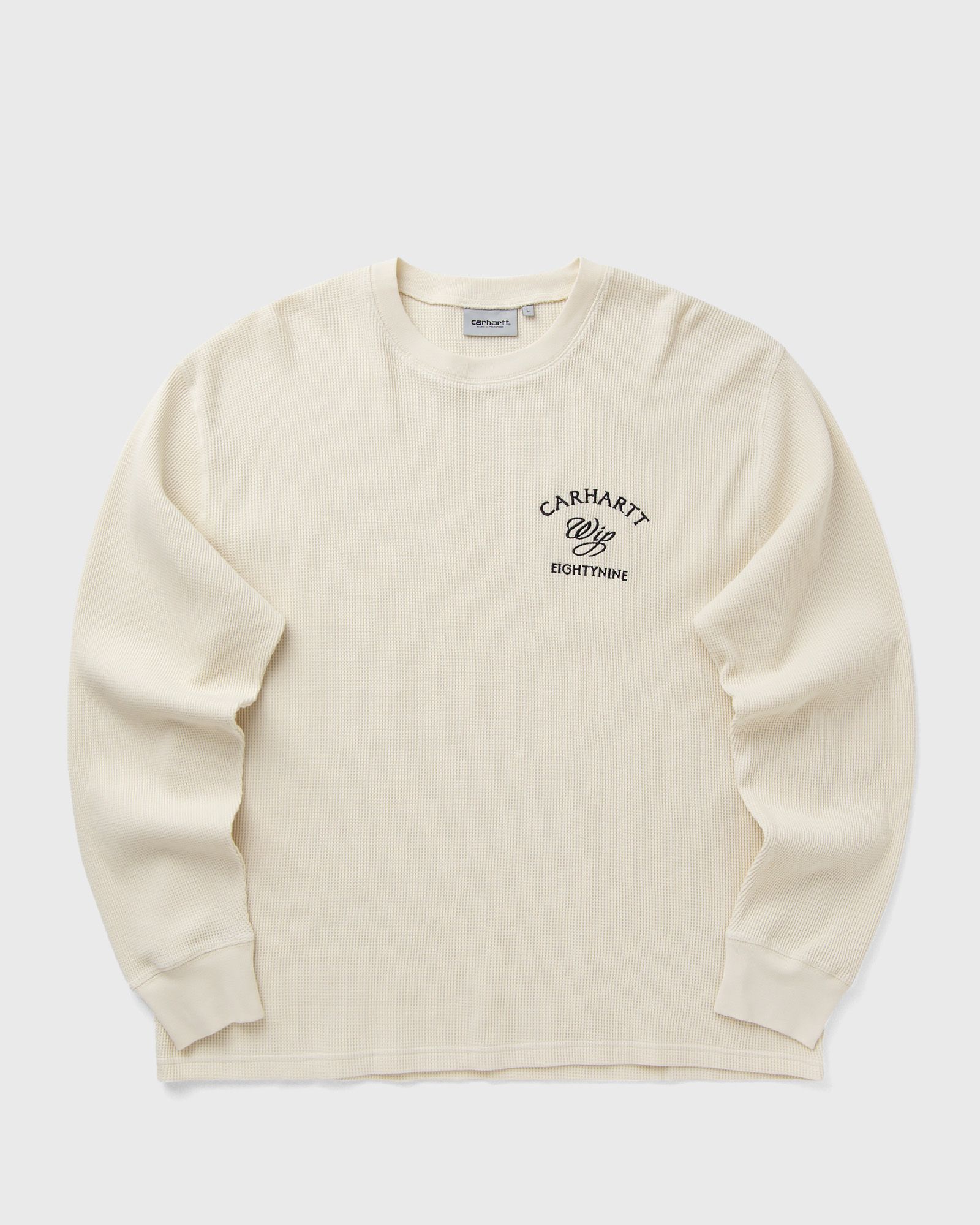 Carhartt WIP L/S Eightynine Waffle Tee, beige
