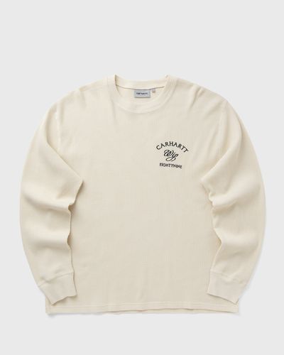 Carhartt WIP L/S Eightynine Waffle Tee, beige