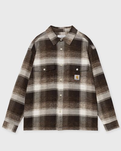 Carhartt WIP L/S Esterson Shirt, brown