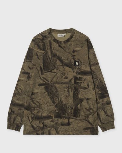 Carhartt WIP L/S Feather Tree Tee, brown