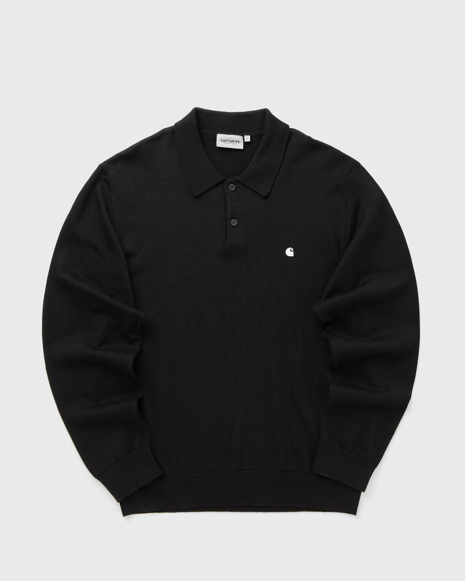 Carhartt WIP L/S Madison Polo, black