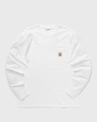 Carhartt WIP L/S Pocket T-Shirt, white