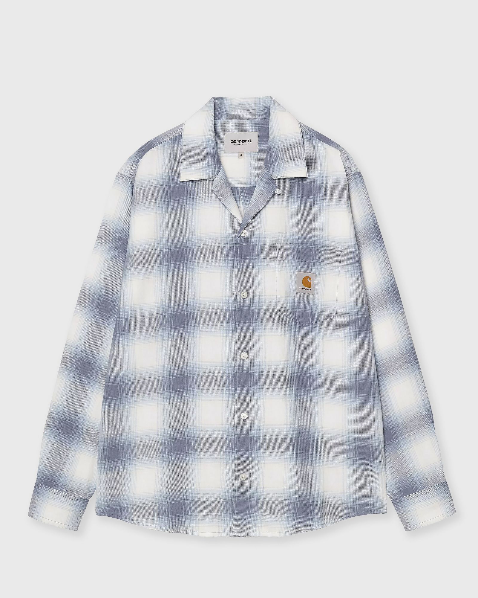 Carhartt WIP L/S Tyers Shirt, blue|white