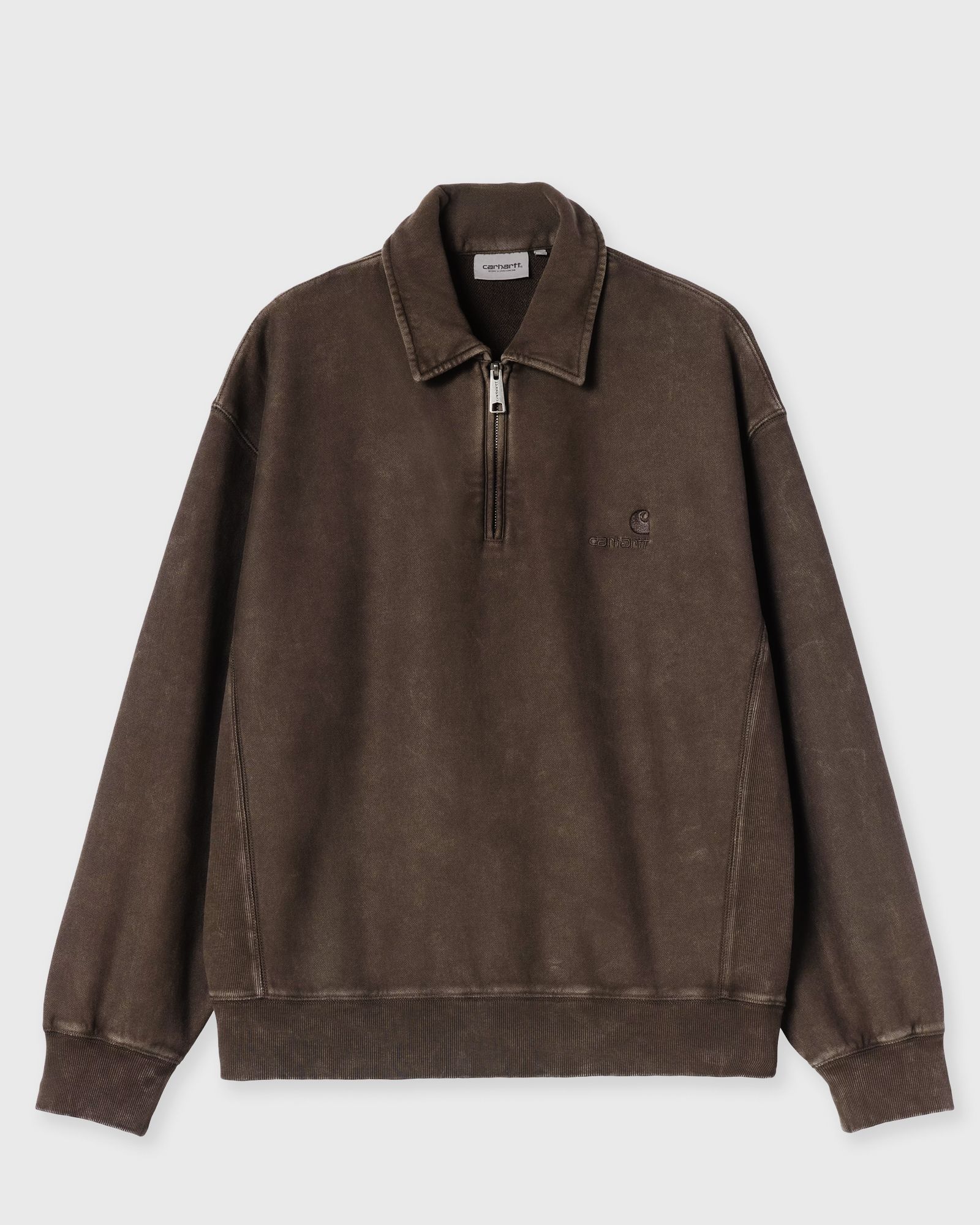 Carhartt WIP Lambert Polo Sweat, brown
