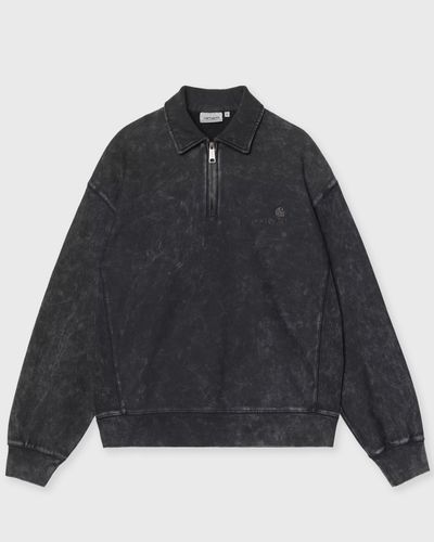 Carhartt WIP Lambert Polo Sweat, black