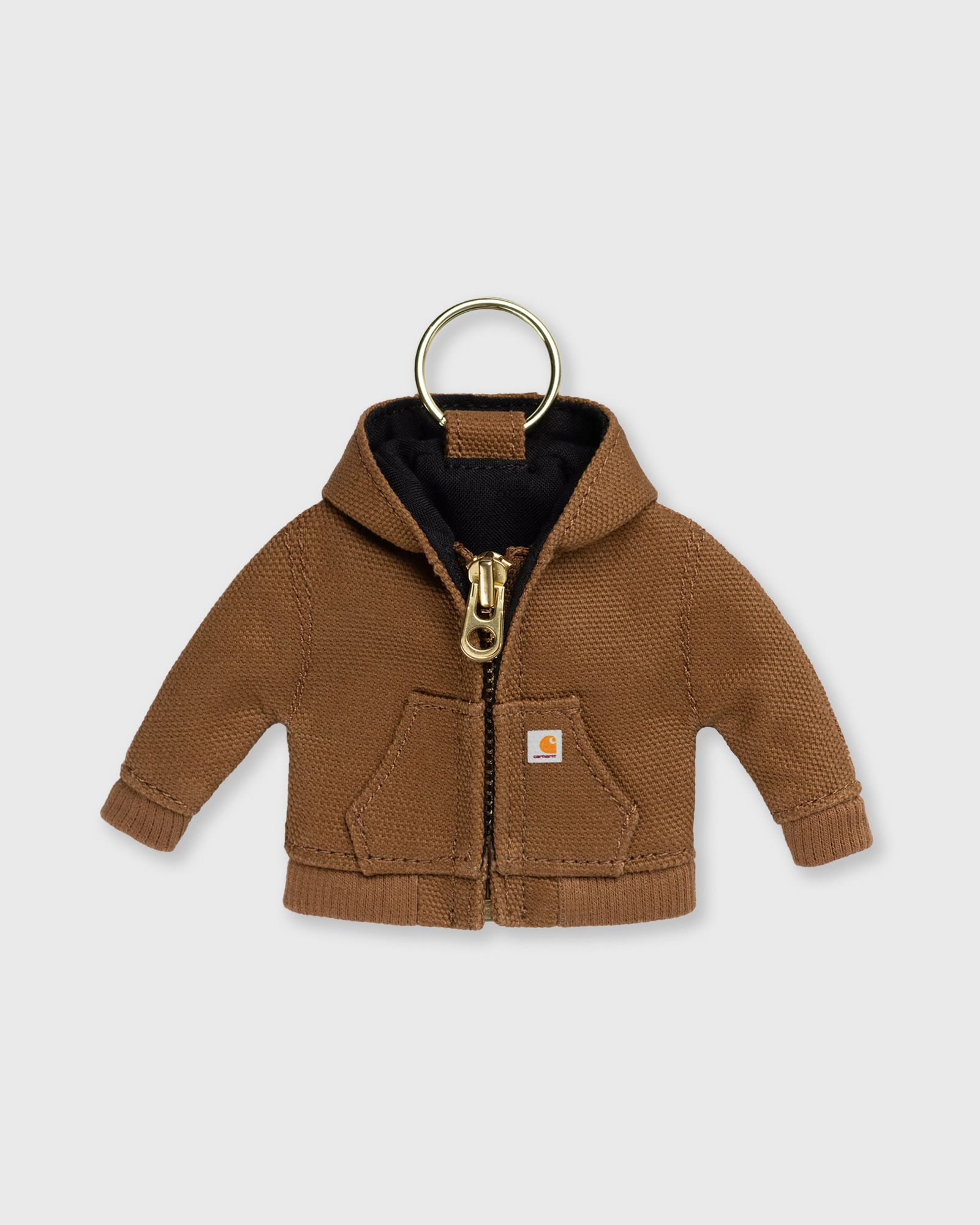 Carhartt WIP Mini Active Jacket Keychain brown male Keychains now available at BSTN in size ONE SIZE