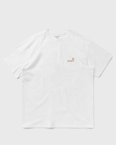 Carhartt WIP S/S American Script T-Shirt, white