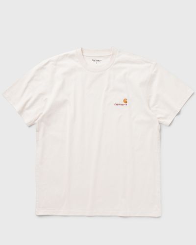 Carhartt WIP S/S American Script T-Shirt, white