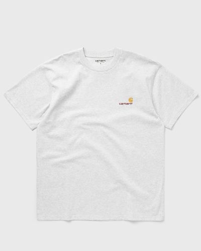 Carhartt WIP S/S American Script T-Shirt, grey