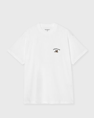 Carhartt WIP S/S Animated Ducks Tee, white