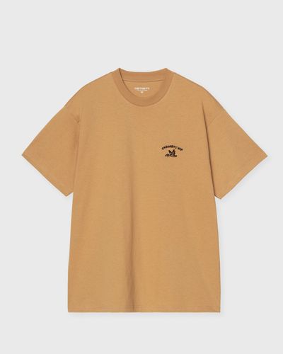 Carhartt WIP S/S Animated Ducks Tee, brown