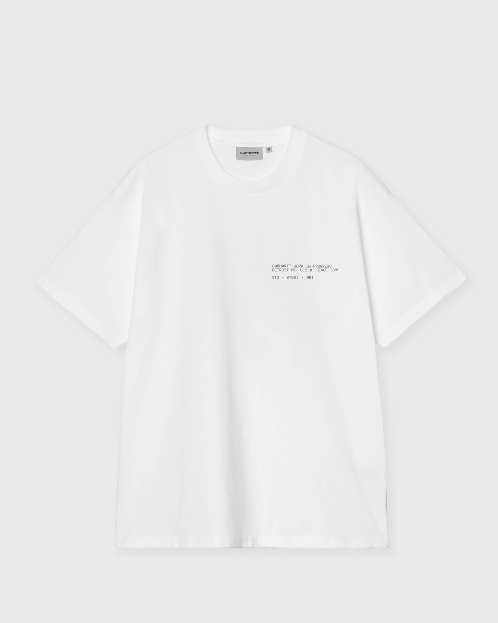 Carhartt WIP S/S Feather Progress Tee, white