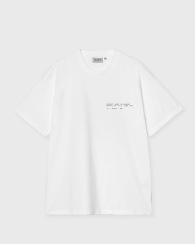 Carhartt WIP S/S Feather Progress Tee, white