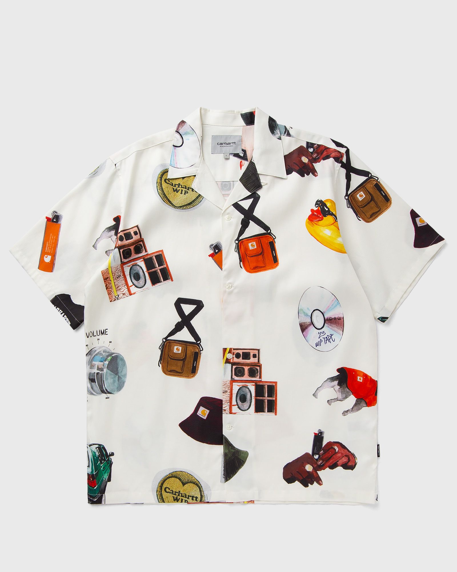 Carhartt WIP S/S Jacob Rochester Shirt, white