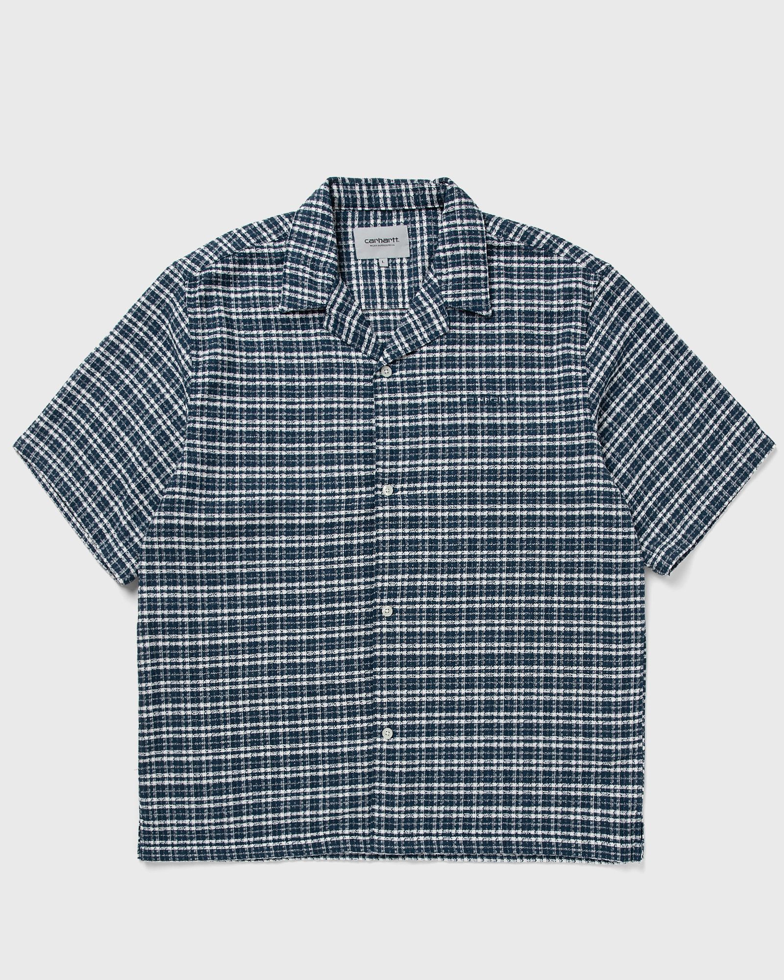 Carhartt WIP S/S Kander Shirt, blue