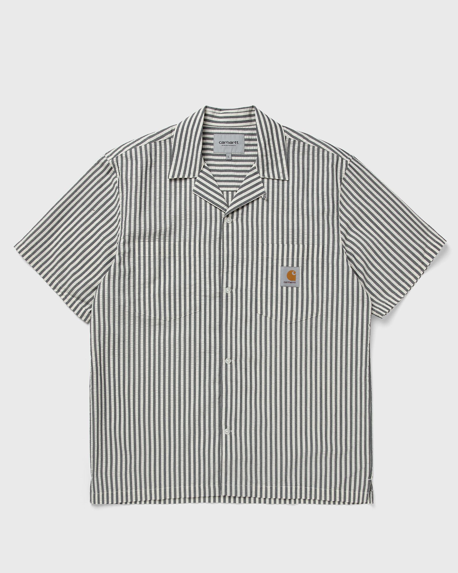 Carhartt WIP S/S Leavel Shirt, black