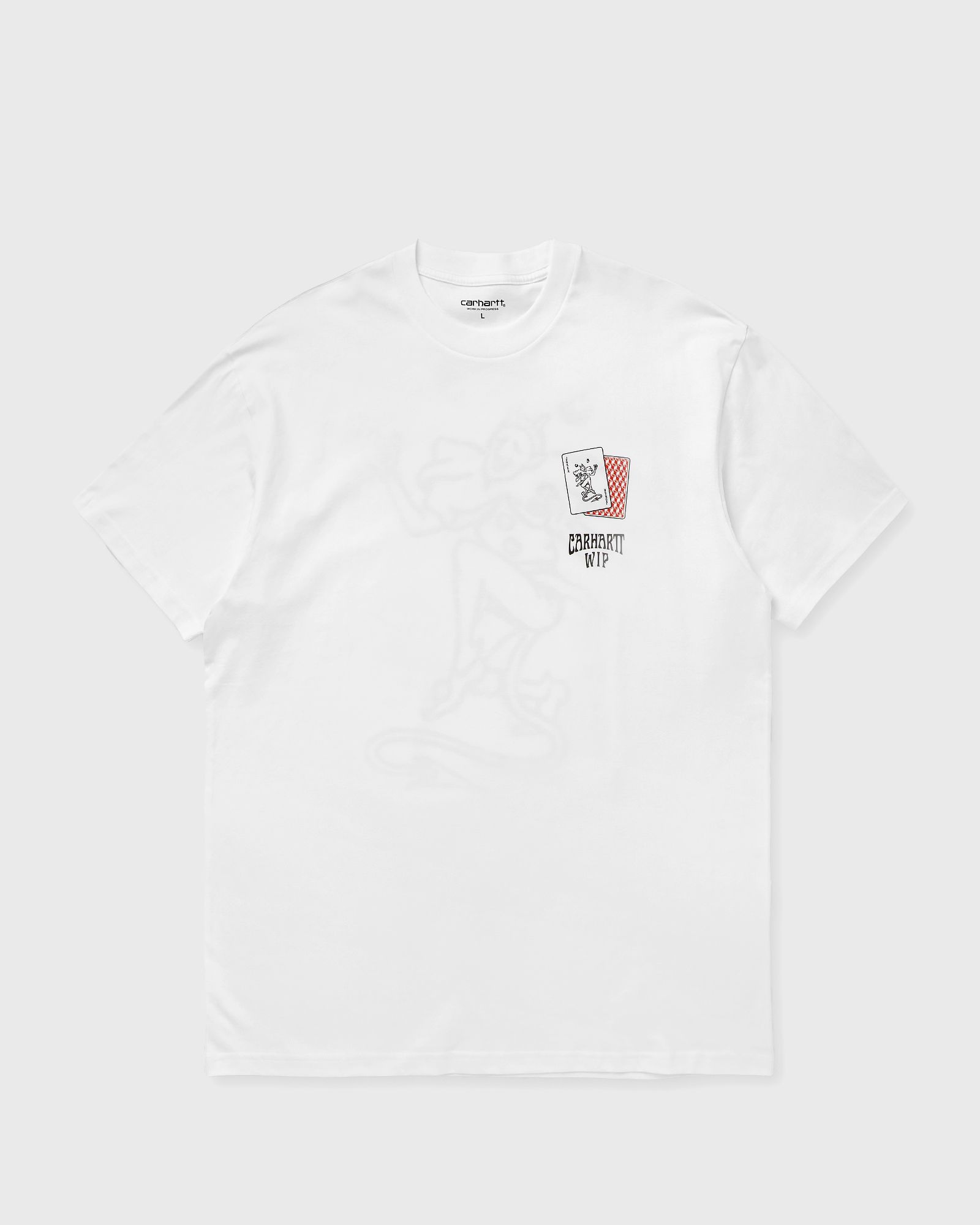 Carhartt WIP S/S Playing Cards Tee, white