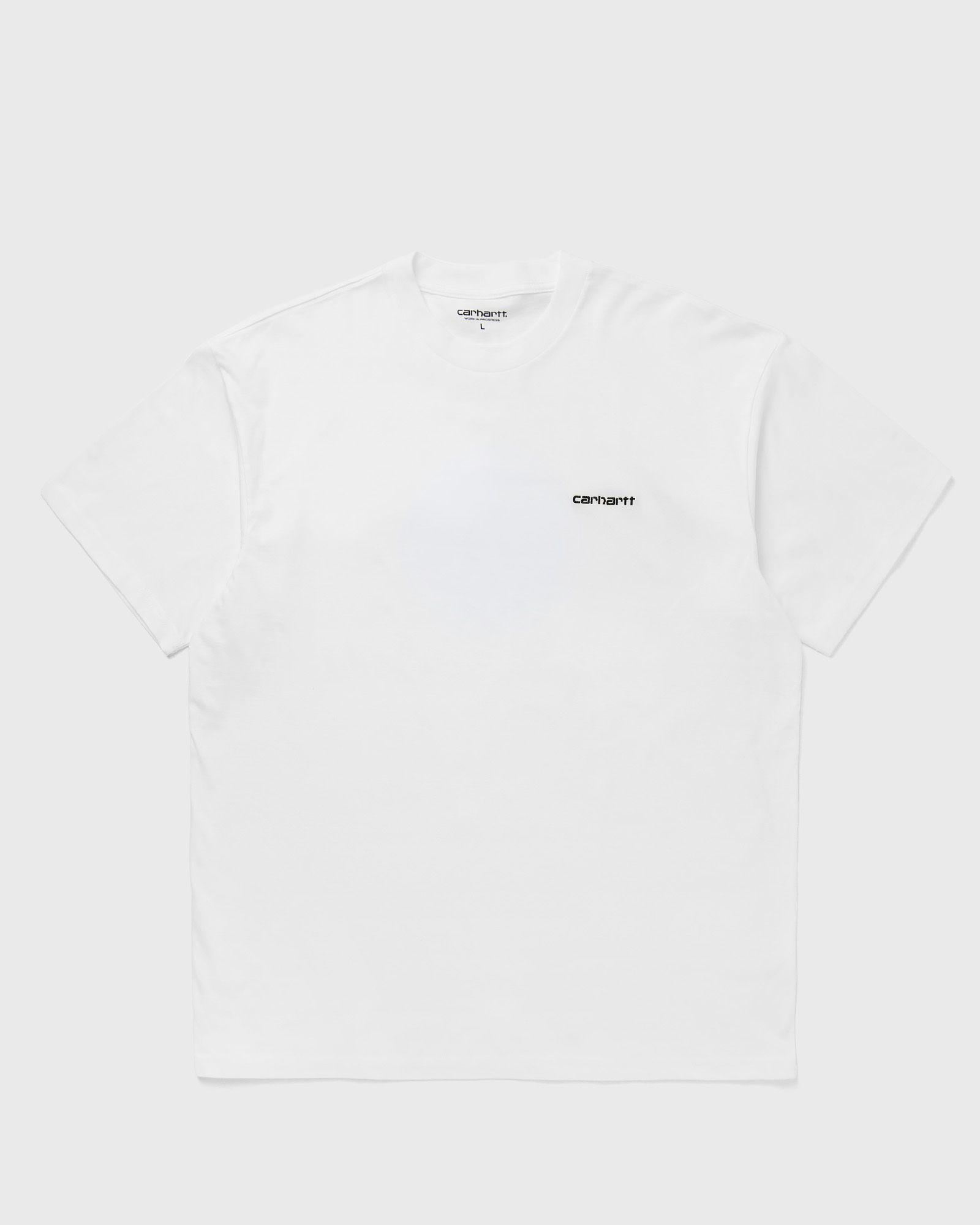 Carhartt WIP S/S Script Embroidery Tee, white