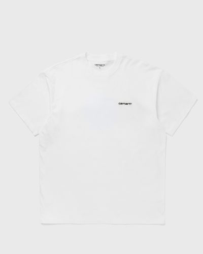 Carhartt WIP S/S Script Embroidery Tee, white