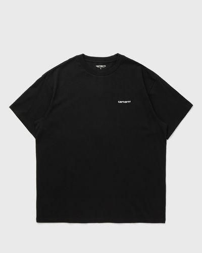 Carhartt WIP S/S Script Embroidery Tee, black