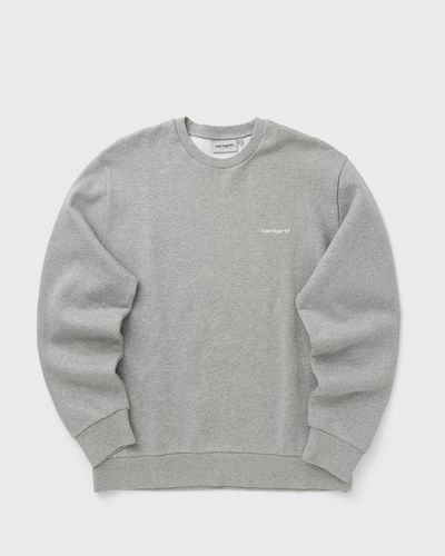 Carhartt WIP Script Embroidery Sweat, grey