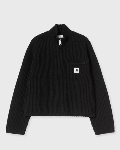 Carhartt WIP W' Detroit Half Zip Sweater, black