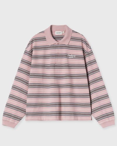 Carhartt WIP W' L/S Bronson Polo, beige