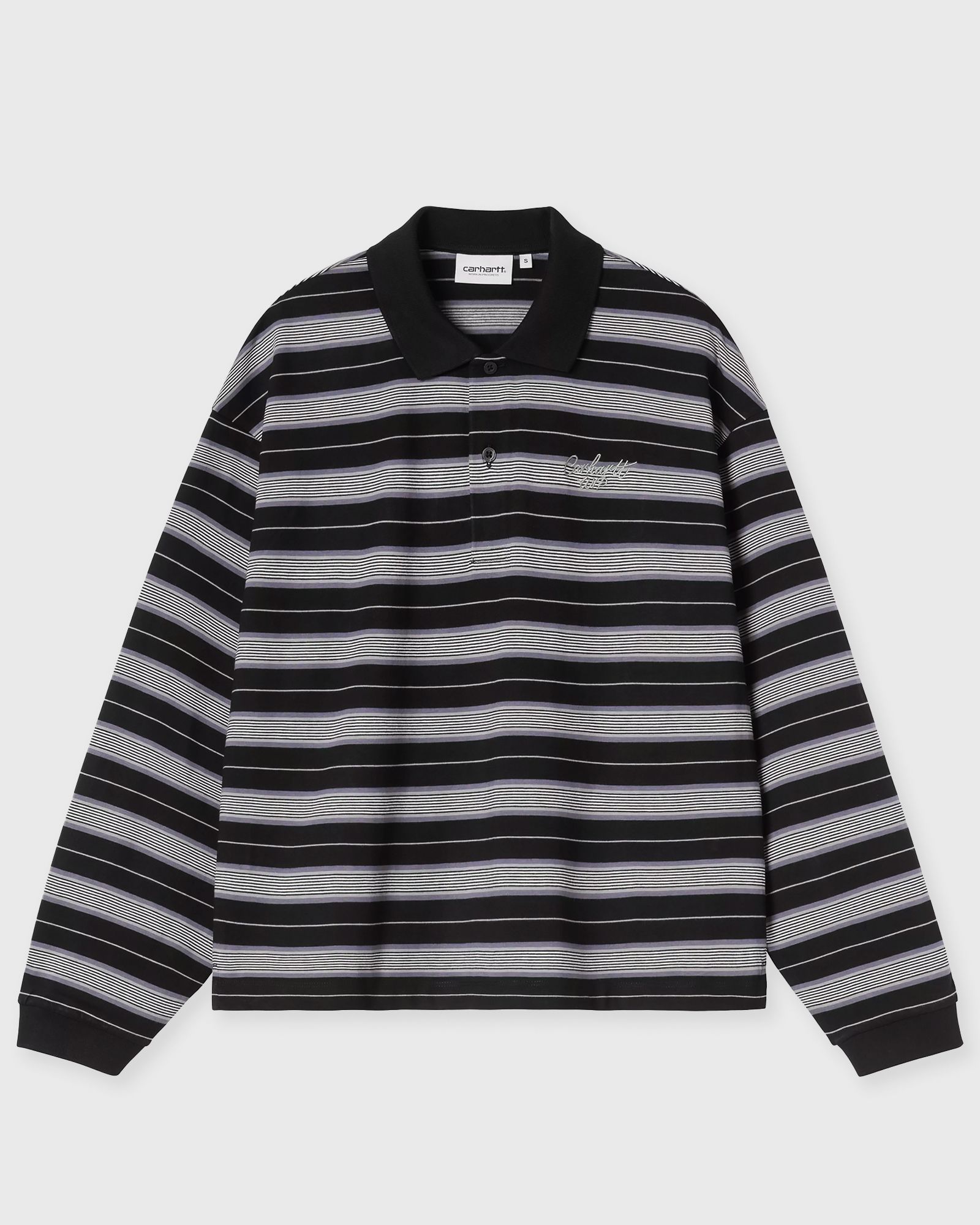 Carhartt WIP W' L/S Bronson Polo, black