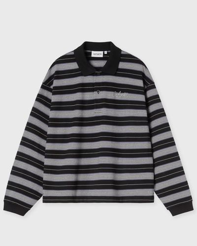 Carhartt WIP W' L/S Bronson Polo, black