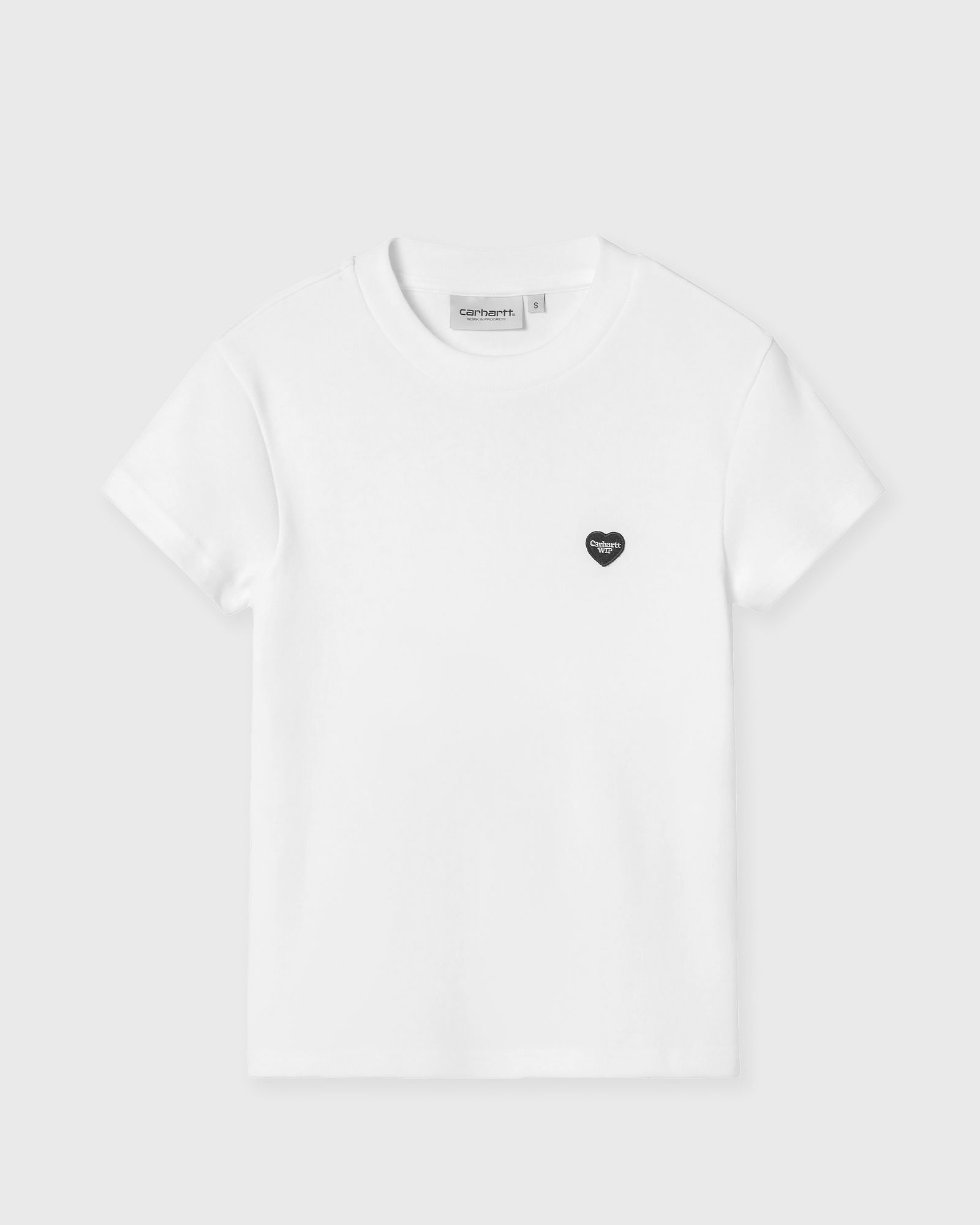 Carhartt WIP W' S/S Small Heart Patch Tee, white