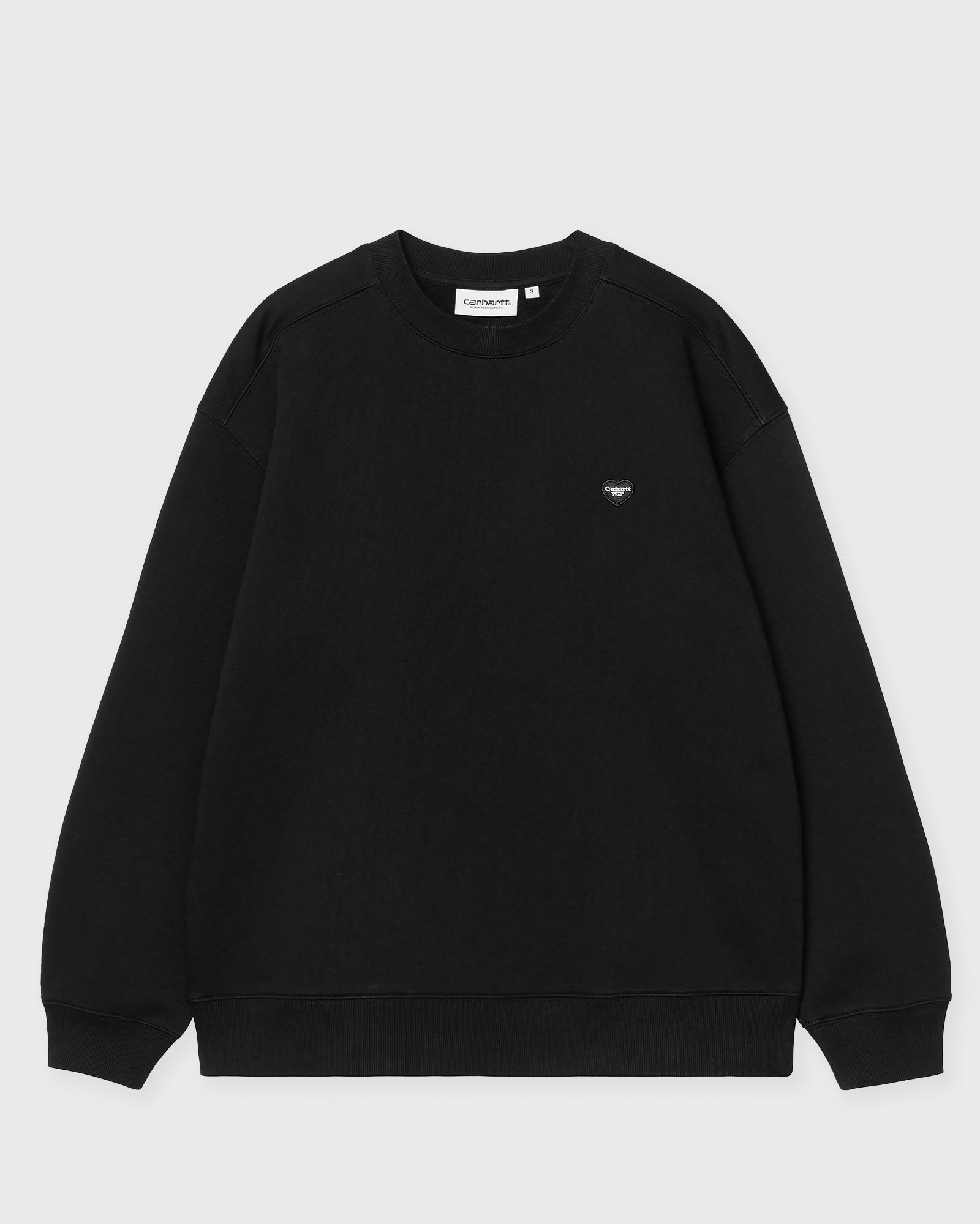 Carhartt WIP W' Small Heart Patch Sweat, black