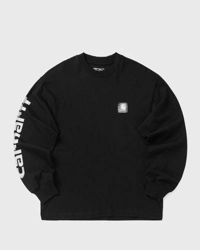 Carhartt WIP WMNS L/S Archive Script Tee, black