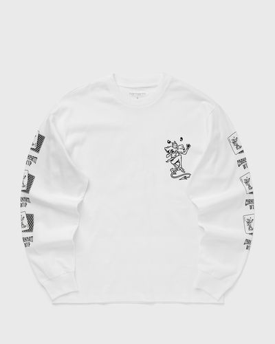 Carhartt WIP WMNS L/S Playing Cards Tee, white