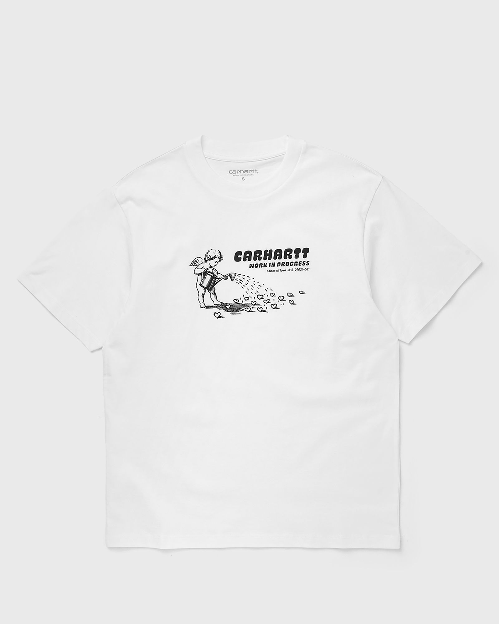 Carhartt WIP WMNS S/S Bumper Sticker Tee, white