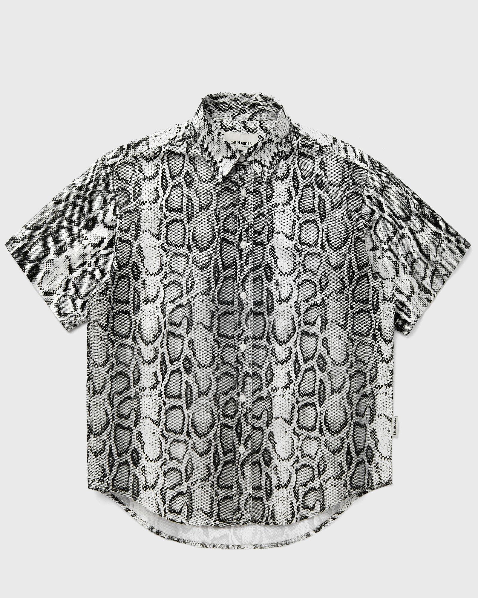Carhartt WIP WMNS S/S Snake Camo Shirt, grey|white