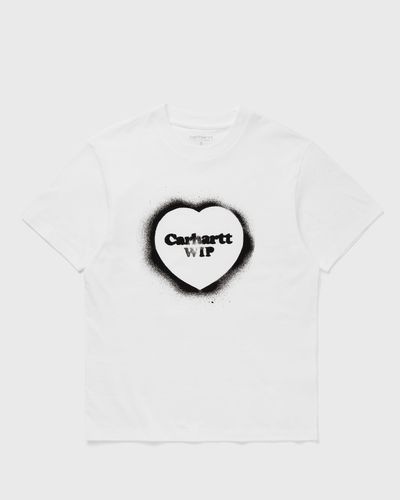 Carhartt WIP WMNS S/S Spray Heart Tee, white
