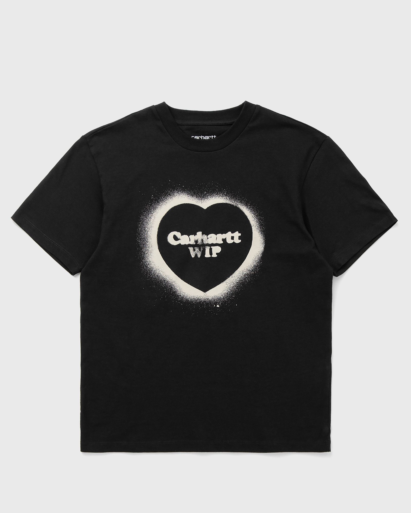 Carhartt WIP WMNS S/S Spray Heart Tee, black