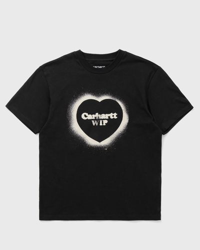 Carhartt WIP WMNS S/S Spray Heart Tee, black