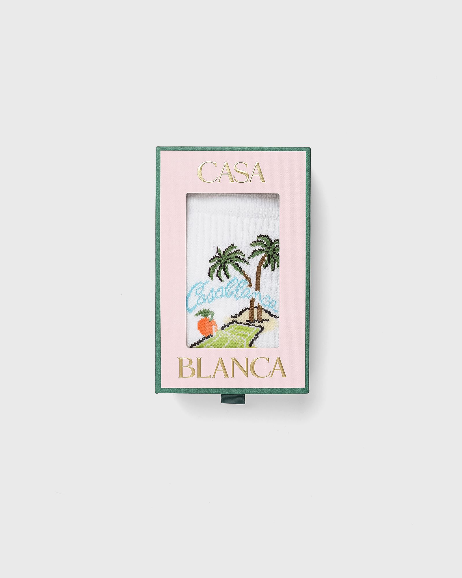 Casablanca ASTRAL PLANE SOCKS, white