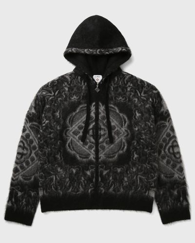 Casablanca CARPET MOHAIR HOODIE, black